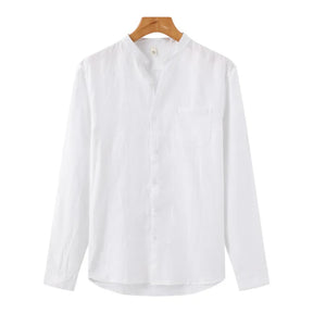 Camisa de Linho Manga Longa Old Money - Greece